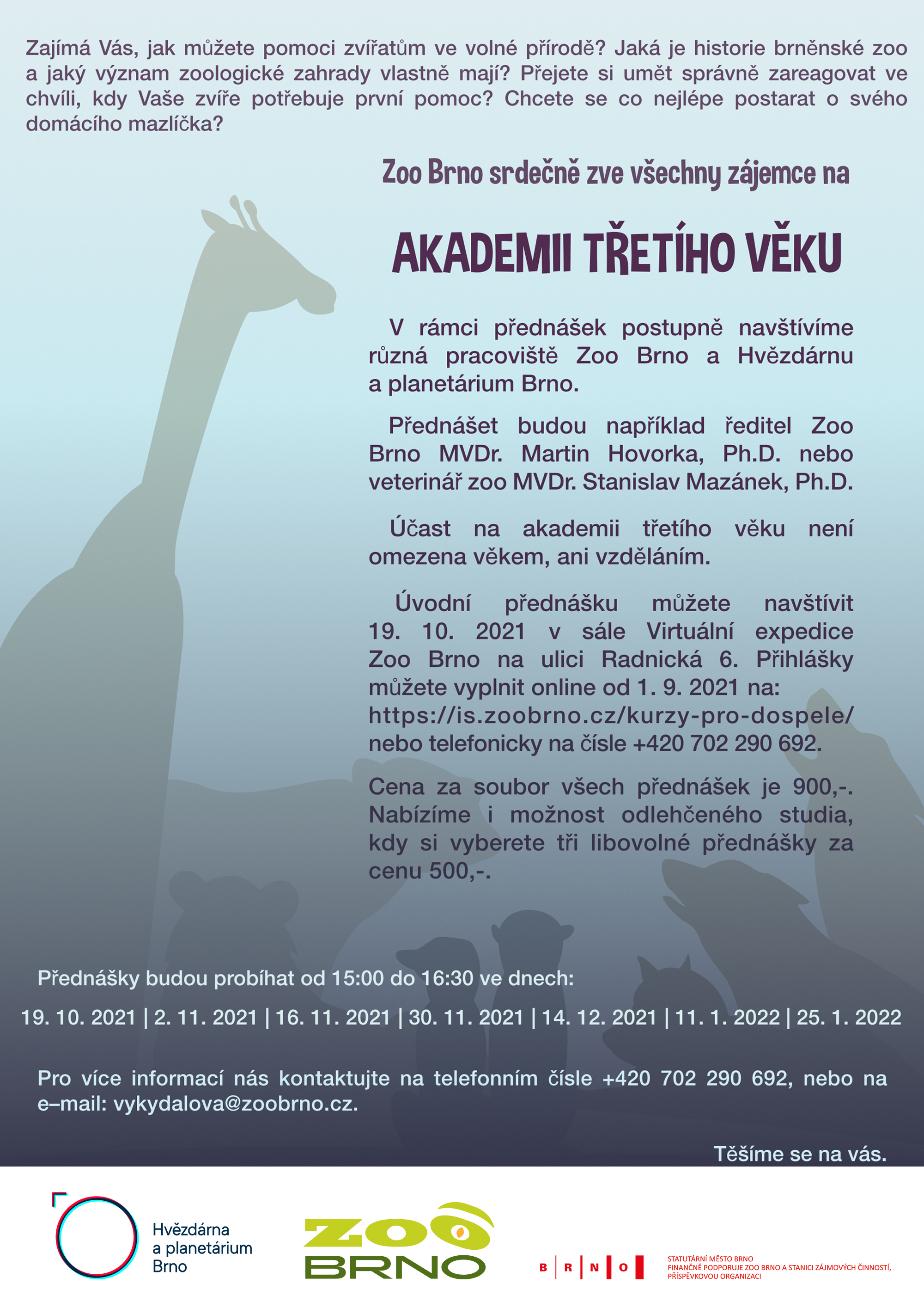 Akademie 3. veku IX 2021 TEXT plakát_ s logem