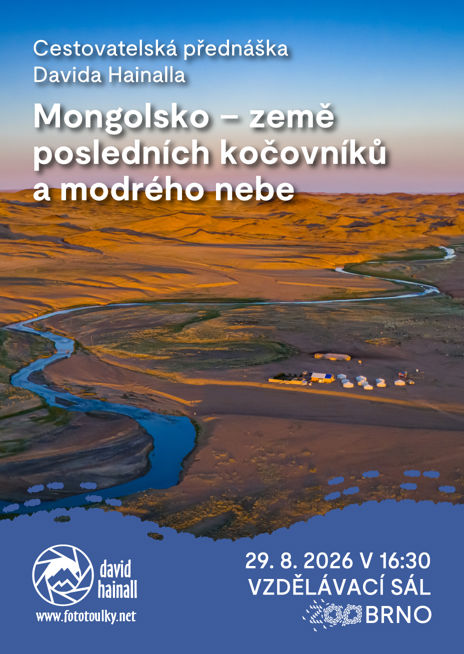 Krajina Mongolska k přednášce Davida Hainalla.