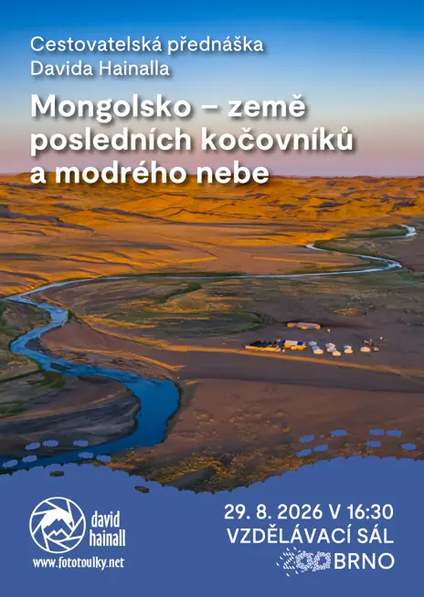 Krajina Mongolska k přednášce Davida Hainalla.