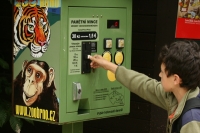 Zoo Brno commemorative coin machine